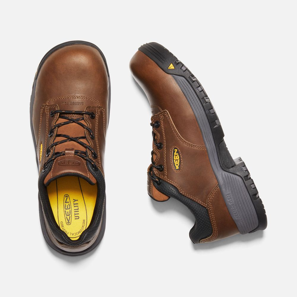 Chaussures de Travail Keen Homme Marron | Chicago Oxford (Carbon-Fiber Toe) | NCBKL-6028